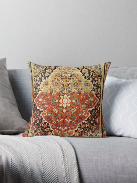 Item preview, Burnt Orange Medallion Tabriz Rug Print designed and sold by Vicky Brago-Mitchell®.