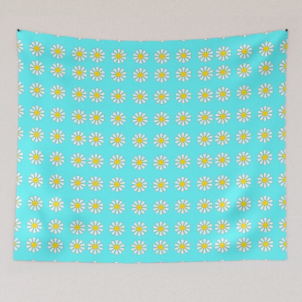 Item preview, Happy Daisy On Blue Back Ground designed and sold by CasaDiLavanda.