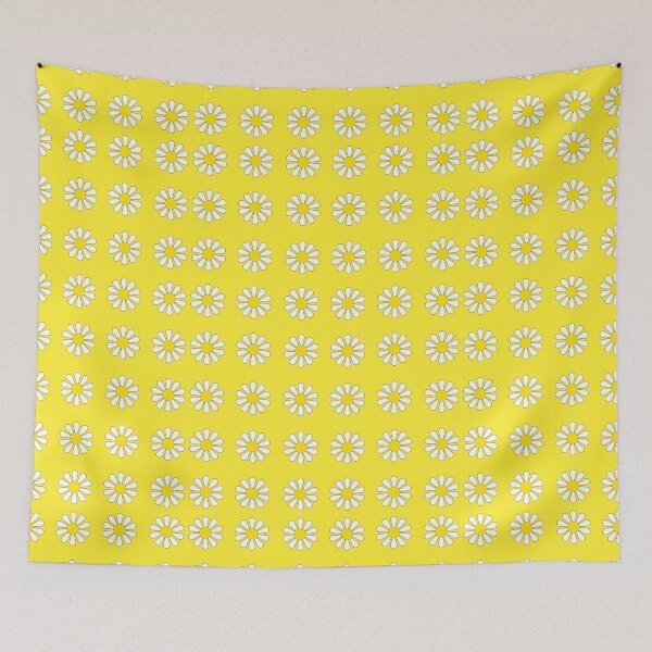 Item preview, Happy Daisy On Yellow Back Ground designed and sold by CasaDiLavanda.