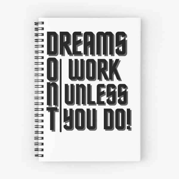 Item preview, Dreams Don't Work Unless you do! designed and sold by motivationaldaysss -.