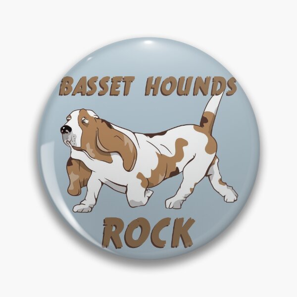 Item preview, Basset hounds rock designed and sold by piedaydesigns.