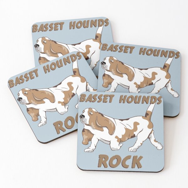 Item preview, Basset hounds rock designed and sold by piedaydesigns.