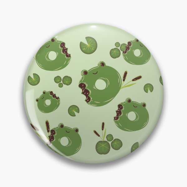 Item preview, Froggy donuts and lily pads  designed and sold by MarineTreasury.