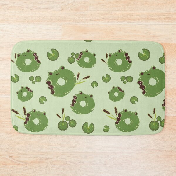 Item preview, Froggy donuts and lily pads  designed and sold by MarineTreasury.