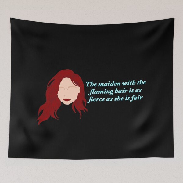 Item preview, The Maiden With The Flaming Hair designed and sold by Elle  Hazlett.