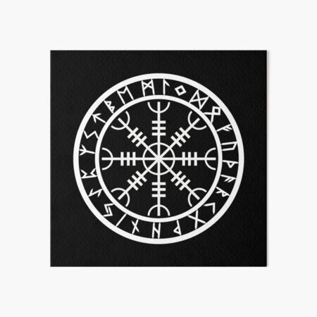 Helm of Awe /// Rune Circle (Variant II) Art Board Print