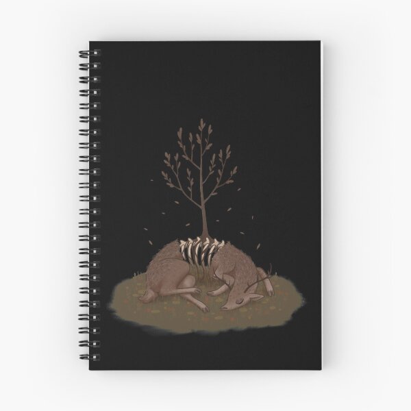 Item preview, Sleeping Deer Sprouts Tree designed and sold by HuntingForTeeth.