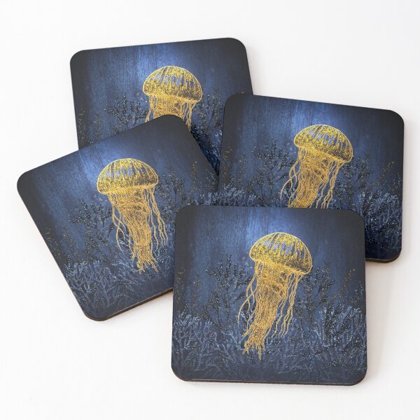 Item preview, Lion's Mane - Metal Jellyfish - Abstract Jellyfish  designed and sold by JackMoreh.