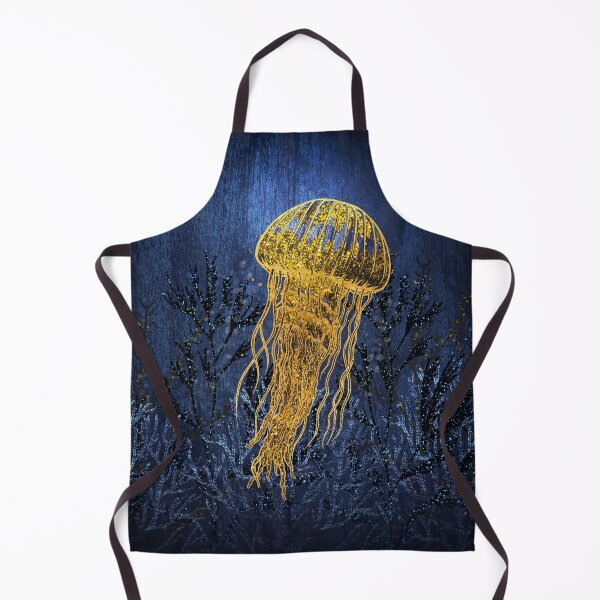 Item preview, Lion's Mane - Metal Jellyfish - Abstract Jellyfish designed and sold by JackMoreh.