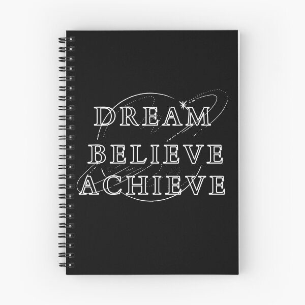 Item preview, Dream Believe Achieve inspiracional cita de galaxia designed and sold by motivationaldaysss -.