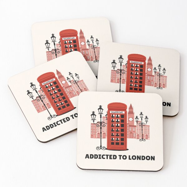 Item preview, Addicted To London Big Ben I Love London London Uk phone booth designed and sold by KLINESTORE.