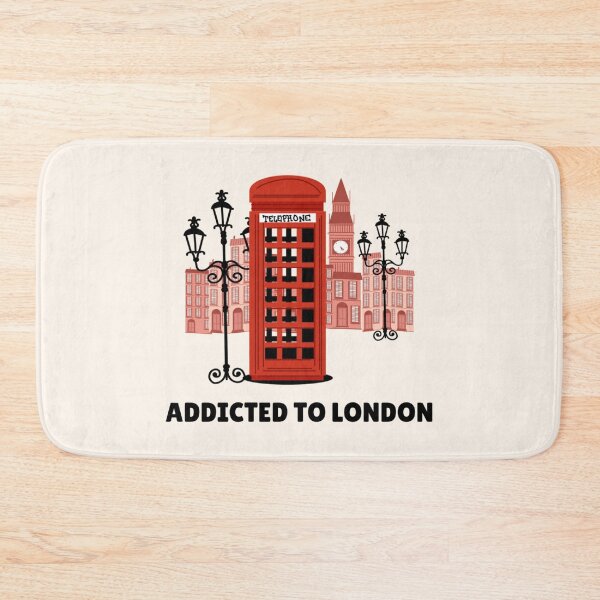 Item preview, Addicted To London Big Ben I Love London London Uk phone booth designed and sold by KLINESTORE.