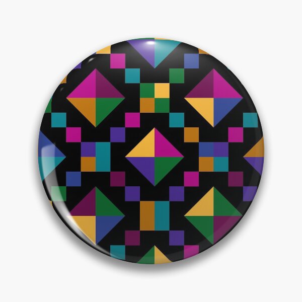 Item preview, Geometric Jewel Tone Pattern designed and sold by ChangingLight.