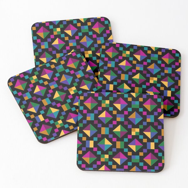 Item preview, Geometric Jewel Tone Pattern designed and sold by ChangingLight.