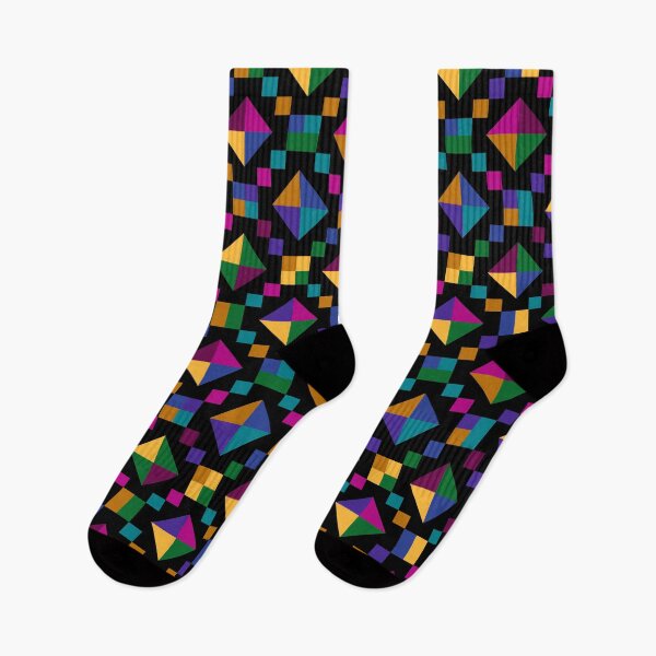 Item preview, Geometric Jewel Tone Pattern designed and sold by ChangingLight.