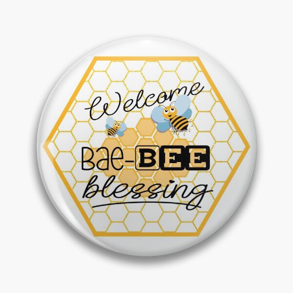 Item preview, Welcome Bae-BEE Blessing! (On White incl. Maternity & Baby Wear) designed and sold by PawsitiveMum.