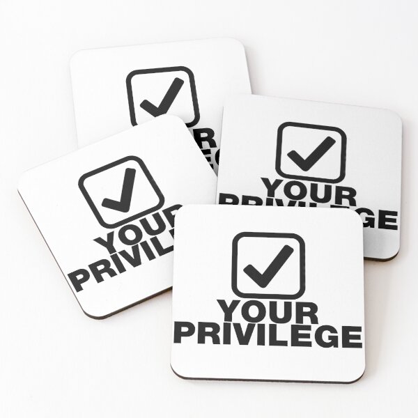 Item preview, Check your privilege tick box black design designed and sold by Captain-Jackson.