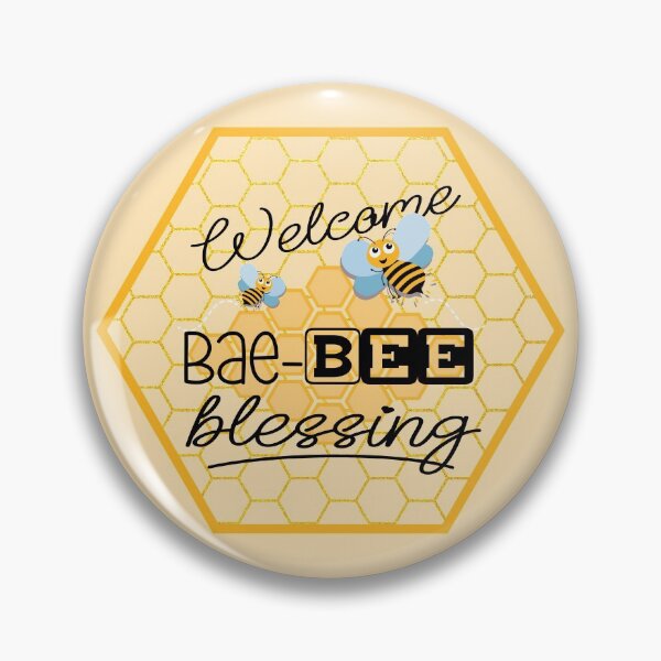 Item preview, Welcome Bae-BEE Blessing! (On Yellow incl. Maternity & Baby Wear) designed and sold by PawsitiveMum.