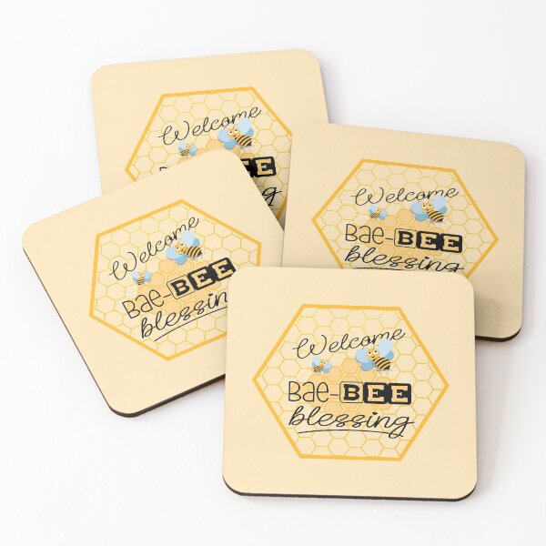 Item preview, Welcome Bae-BEE Blessing! (On Yellow incl. Maternity & Baby Wear) designed and sold by PawsitiveMum.