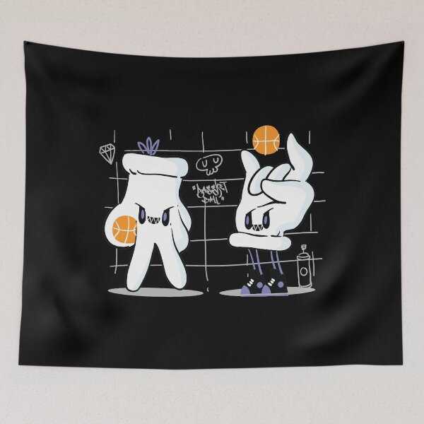Item preview, Cool Urban Hand Character Basketball Mascot designed and sold by mehdi-bianco.