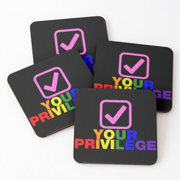 Item preview, Check your privilege tick box rainbow lgbtq design designed and sold by Captain-Jackson.