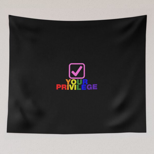 Item preview, Check your privilege tick box rainbow lgbtq design designed and sold by Captain-Jackson.