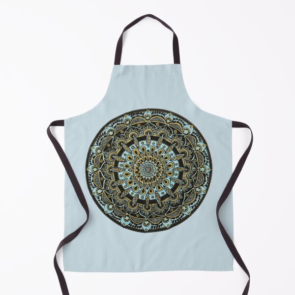 Item preview, mandala light blue | mandala doodle art designed and sold by Aleeza Janmohamed.