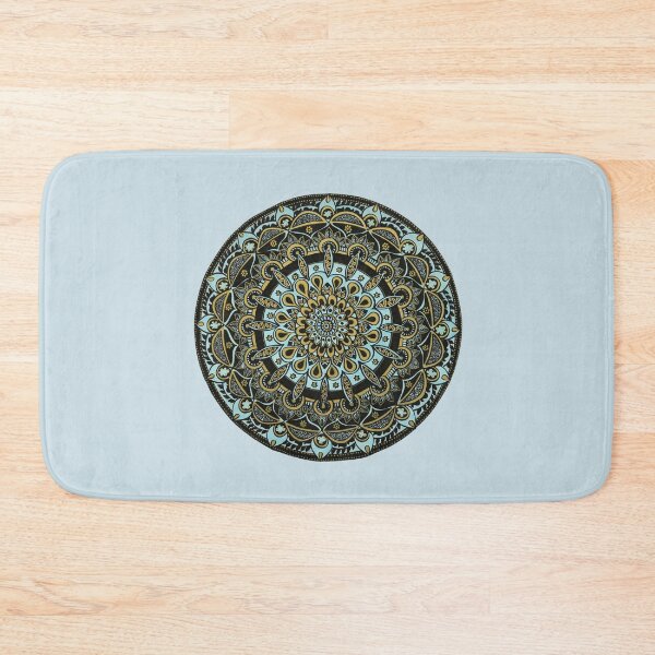 Item preview, mandala light blue | mandala doodle art designed and sold by Aleeza Janmohamed.