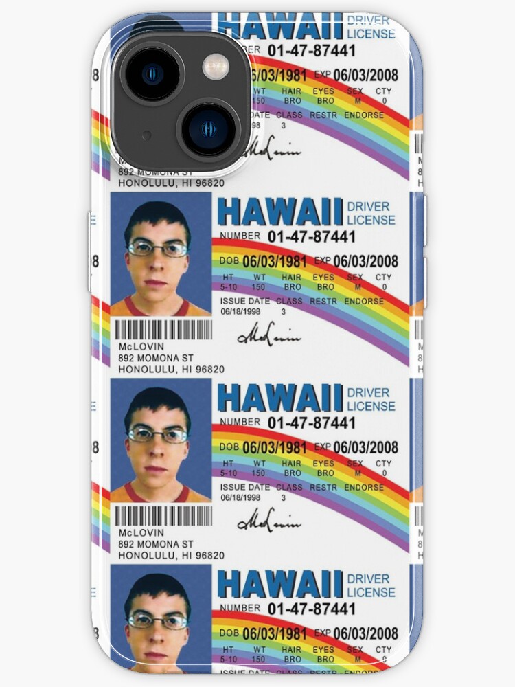Back Of Mclovin Id Card