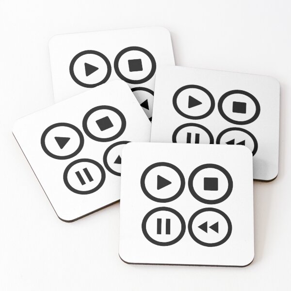Item preview, Stop Play Pause Rewind Movie Buff Film Student Director Music  designed and sold by Essetino.