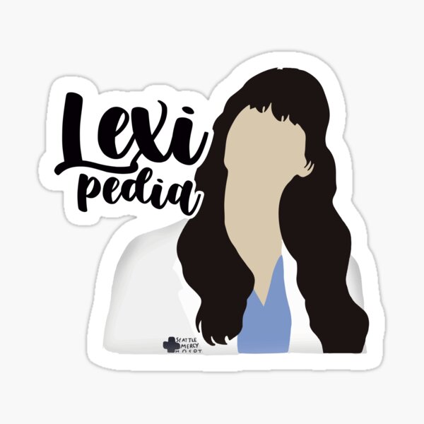 Vista previa del artículo con la obra «Lexie Gray - Lexiepedia», diseñado y vendido por Lugarcez.