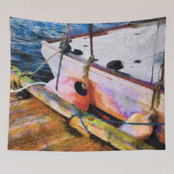 Item preview, Loyal Tender Boat at Lopez Marina designed and sold by SeaChangeDesign.
