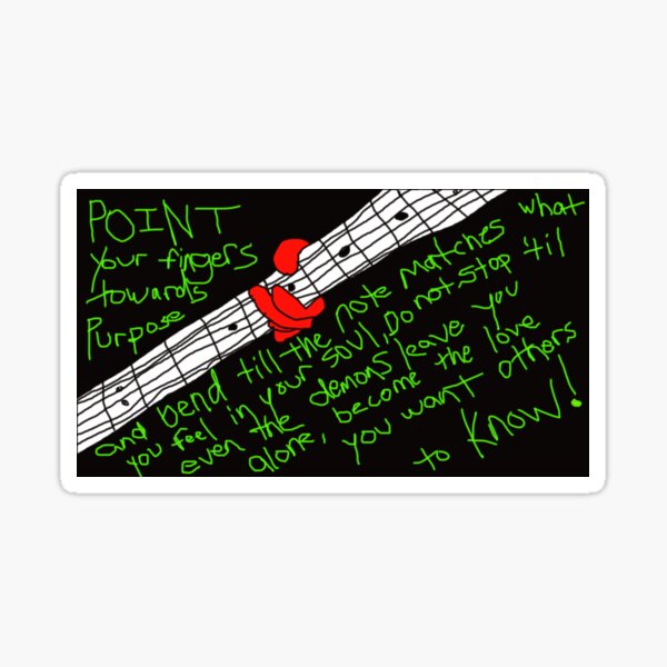Demons leave you alone Sticker
