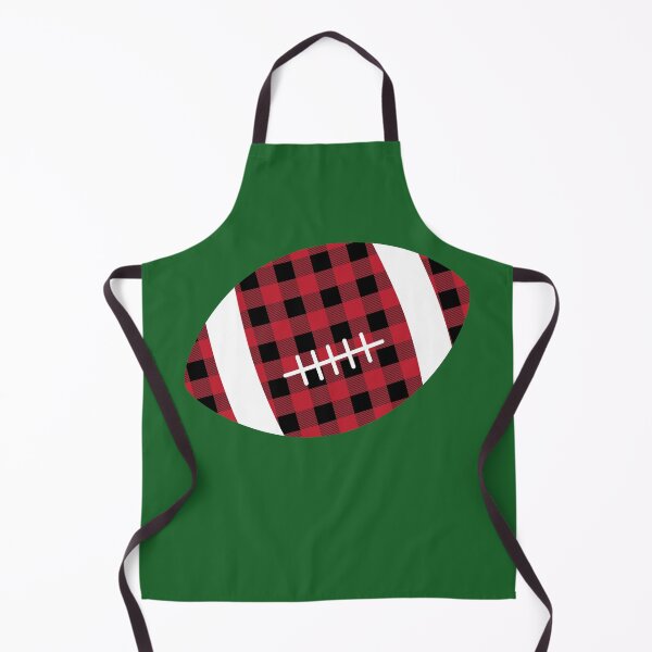 Item preview, Red Buffalo Plaid Flannel-look American Football designed and sold by Stacy Mitchell.