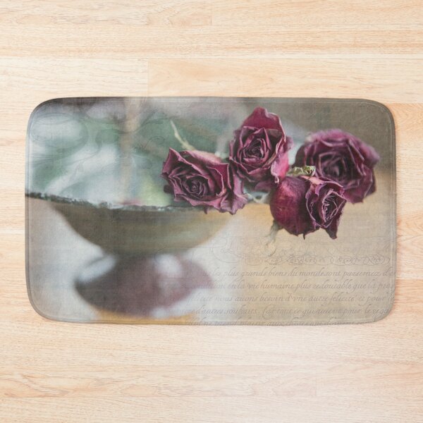 Item preview, Poignant Memories Dried Roses Still Life Photo with Digital Artwork designed and sold by nancyjcreates.