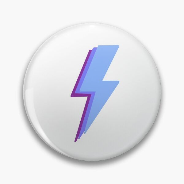 Item preview, Blue Lightning Bolt designed and sold by inezj.