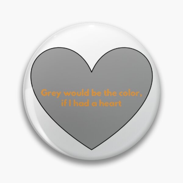 Item preview, Grey Heart (Version #2) designed and sold by UnicornPeeps.
