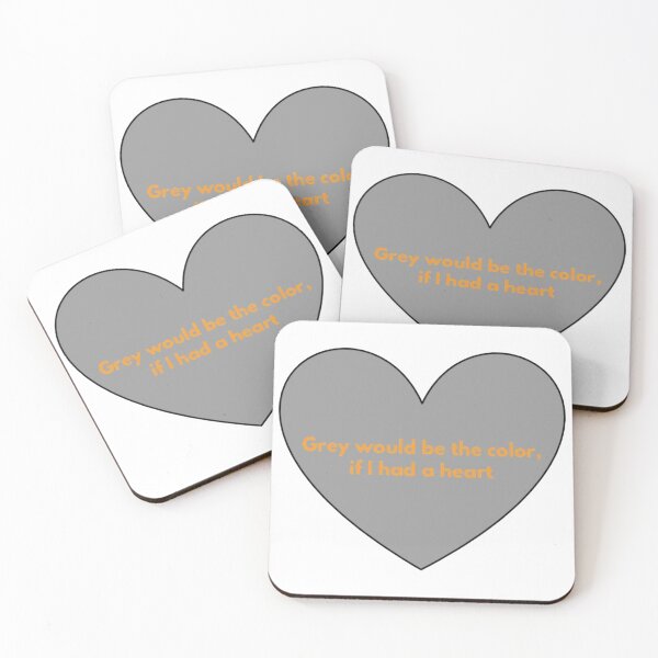 Item preview, Grey Heart (Version #2) designed and sold by UnicornPeeps.