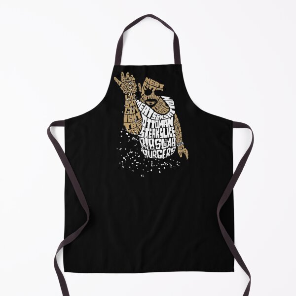 Item preview, Funny Apron - Salt Guy - Apron and T-Shirt for BBQ cooking kitchen chef designed and sold by DetroitRebels.