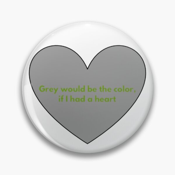 Item preview, Grey Heart (Version #4) designed and sold by UnicornPeeps.