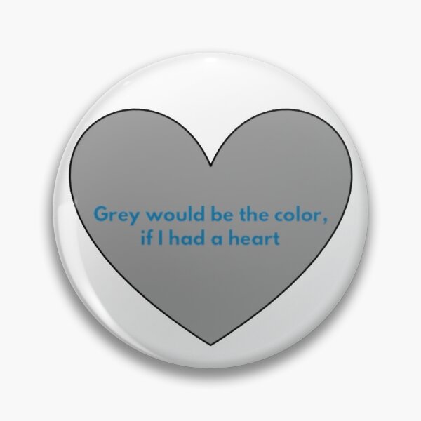 Item preview, Grey Heart (Version #5) designed and sold by UnicornPeeps.