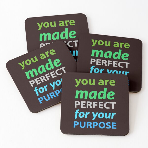 Item preview, Inspirational. you are made perfect for your purpose. Motivational quote designed and sold by efenem.