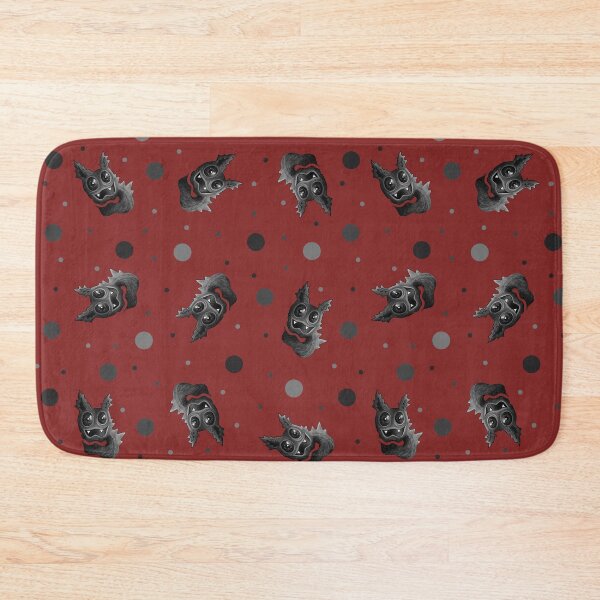 Item preview, Be Weird - creepy cute dark creature pattern (crimson) designed and sold by zazuzanta.