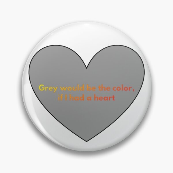 Item preview, Grey Heart (Version #10) designed and sold by UnicornPeeps.