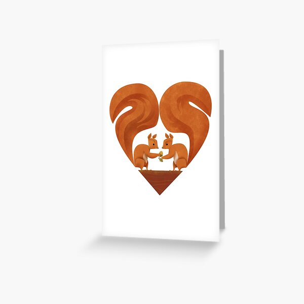 Squirrel Lovers Greeting Card