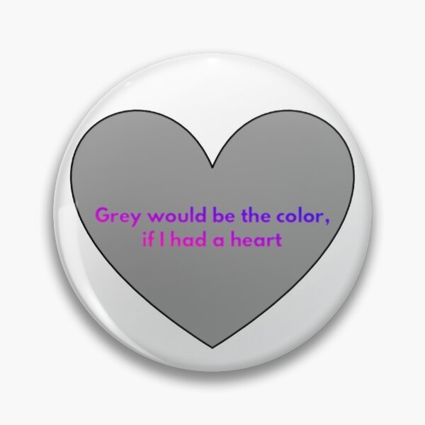 Item preview, Grey Heart (Version #13) designed and sold by UnicornPeeps.