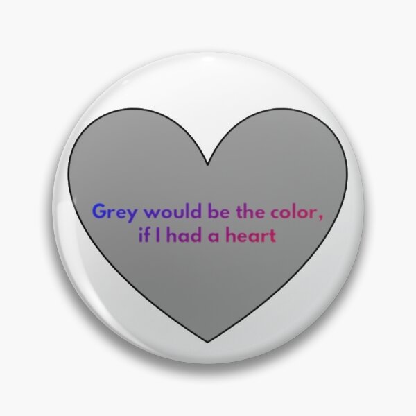 Item preview, Grey Heart (Version #14) designed and sold by UnicornPeeps.