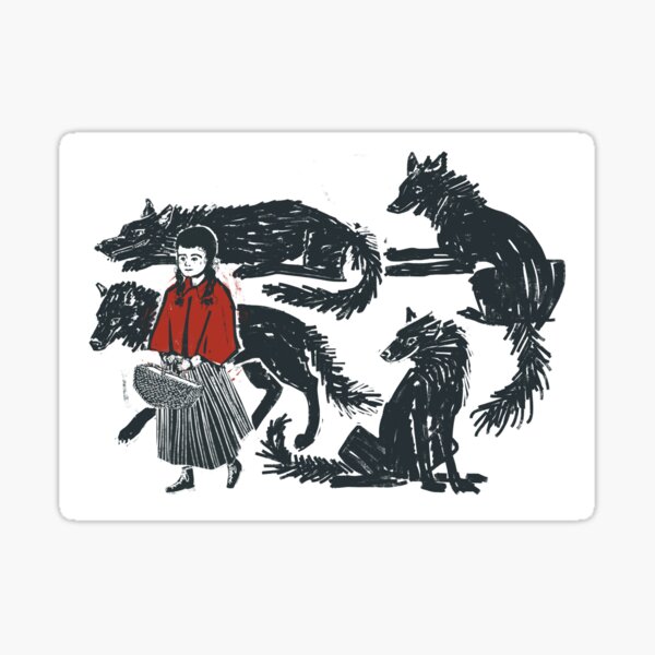 Little Red Riding Hood Sticker