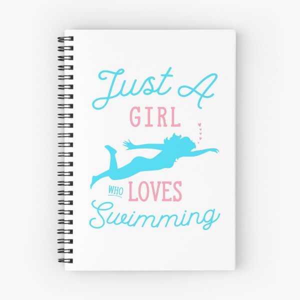 Item preview, just a girl who loves swimming designed and sold by PRINTED ..