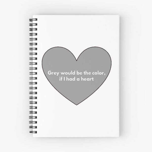 Item preview, Grey Heart (White) designed and sold by UnicornPeeps.